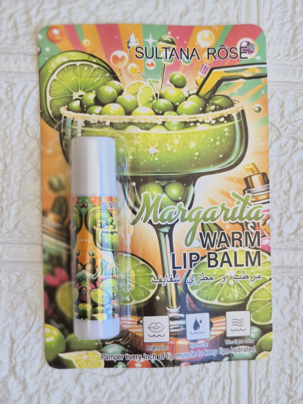 Sultana Rose Margarita Warm Lip Balm - Green